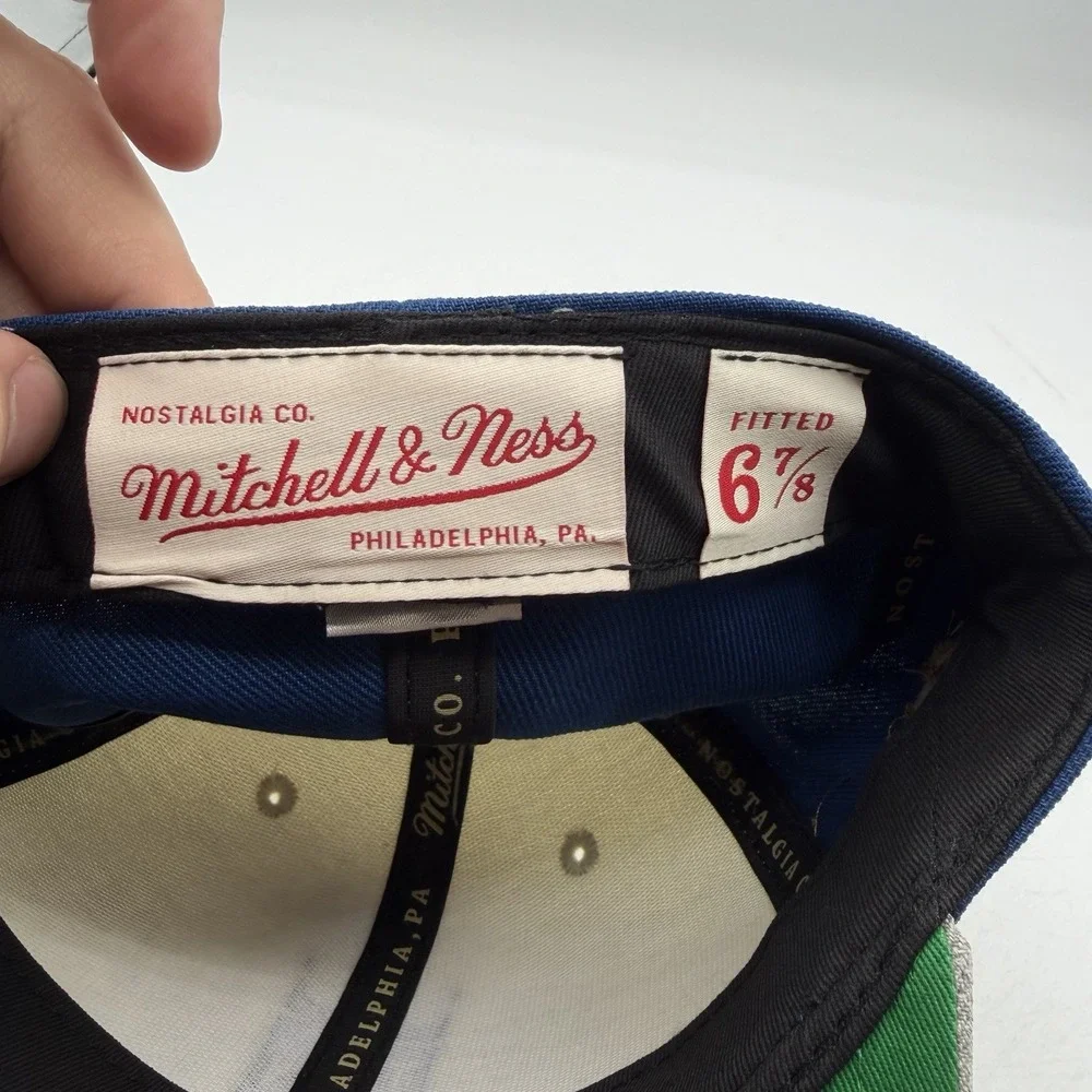 Mitchell & Ness Kansas City‎ Royals Hat Cap Sz 6 7/8 Liberty Fit 50 Years Patch